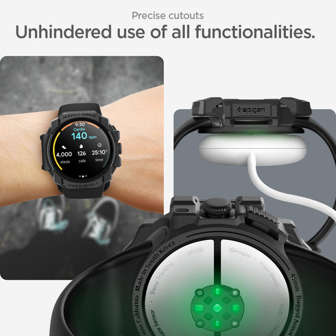 Funda Spigen Pixel Watch 3 (45mm) – Rugged Armor